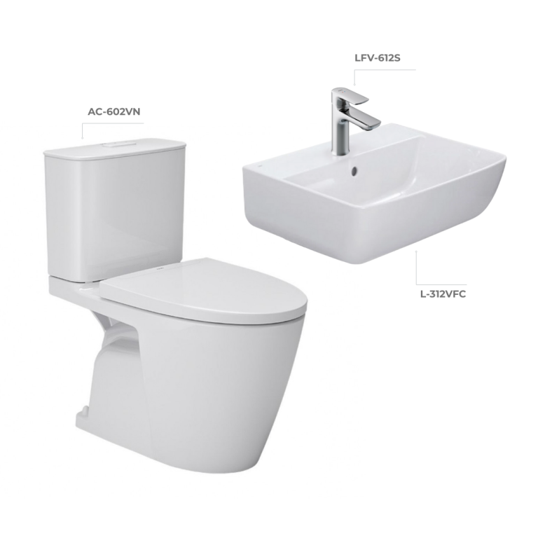 Combo Thiết Bị Vệ Sinh INAX Hiện Đại 01 - Nội Thất Nhà Sang