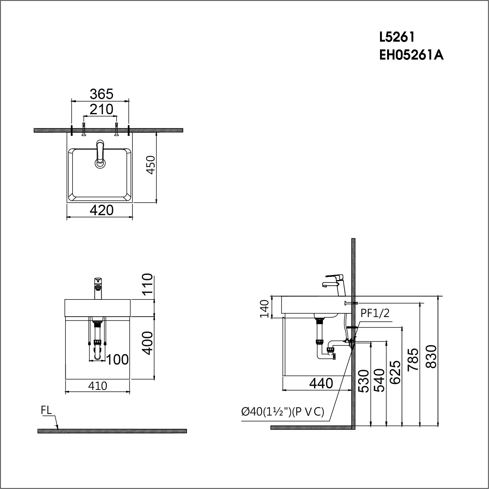ban ve tu chau lavabo caesar eh05261atgv