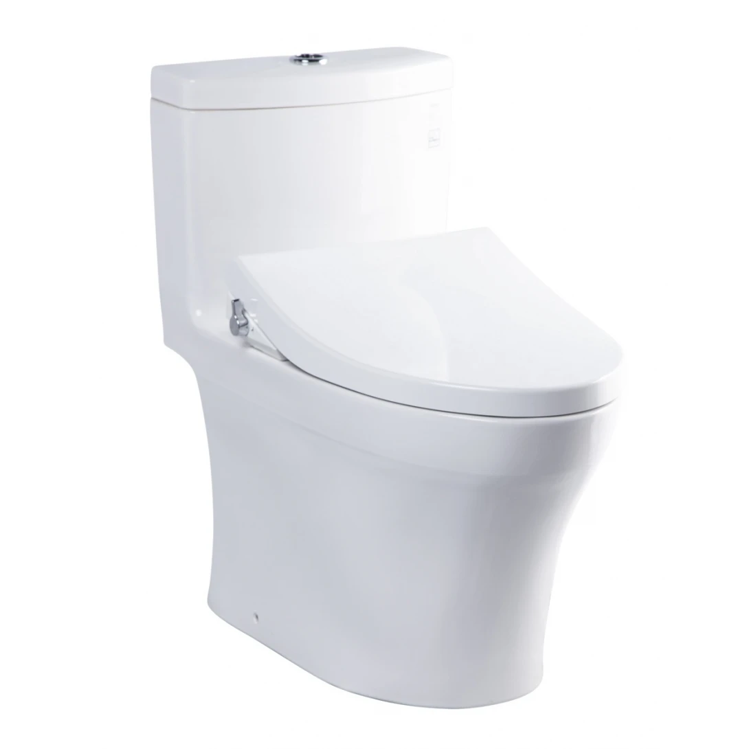 Bồn Cầu 1 Khối Toto MS889DRE4#XW Nắp Rửa Cơ TCW1211A