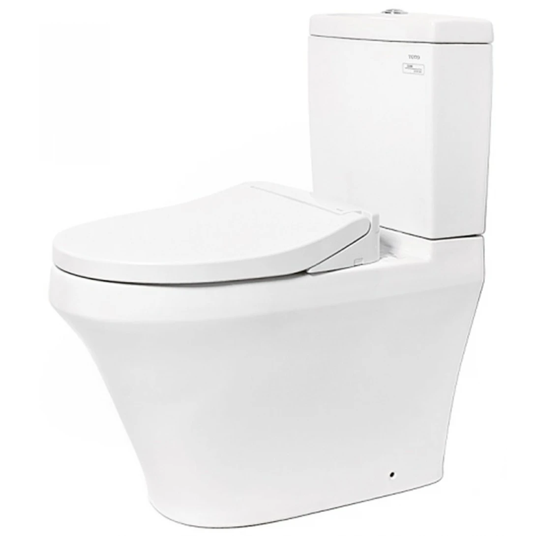 Bồn Cầu 2 Khối Toto CS948DE2#XW Nắp Rửa Cơ TCW07S