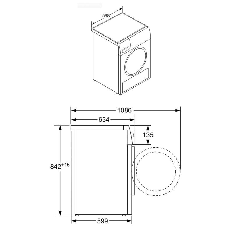 may say bosch hmh wtr85v00sg cua truoc doc lap 8kg 1
