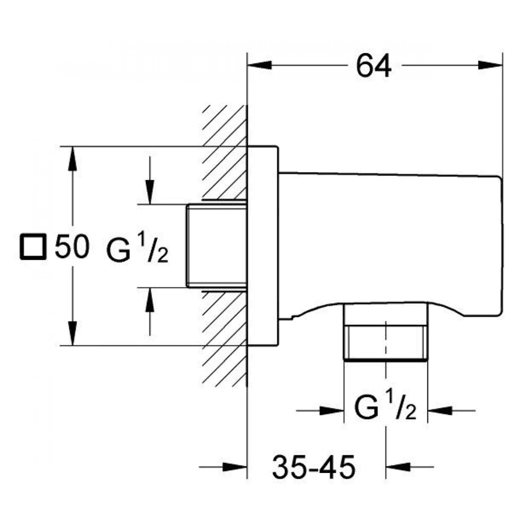 dau ra nuoc grohe 27076000 rainshower 1